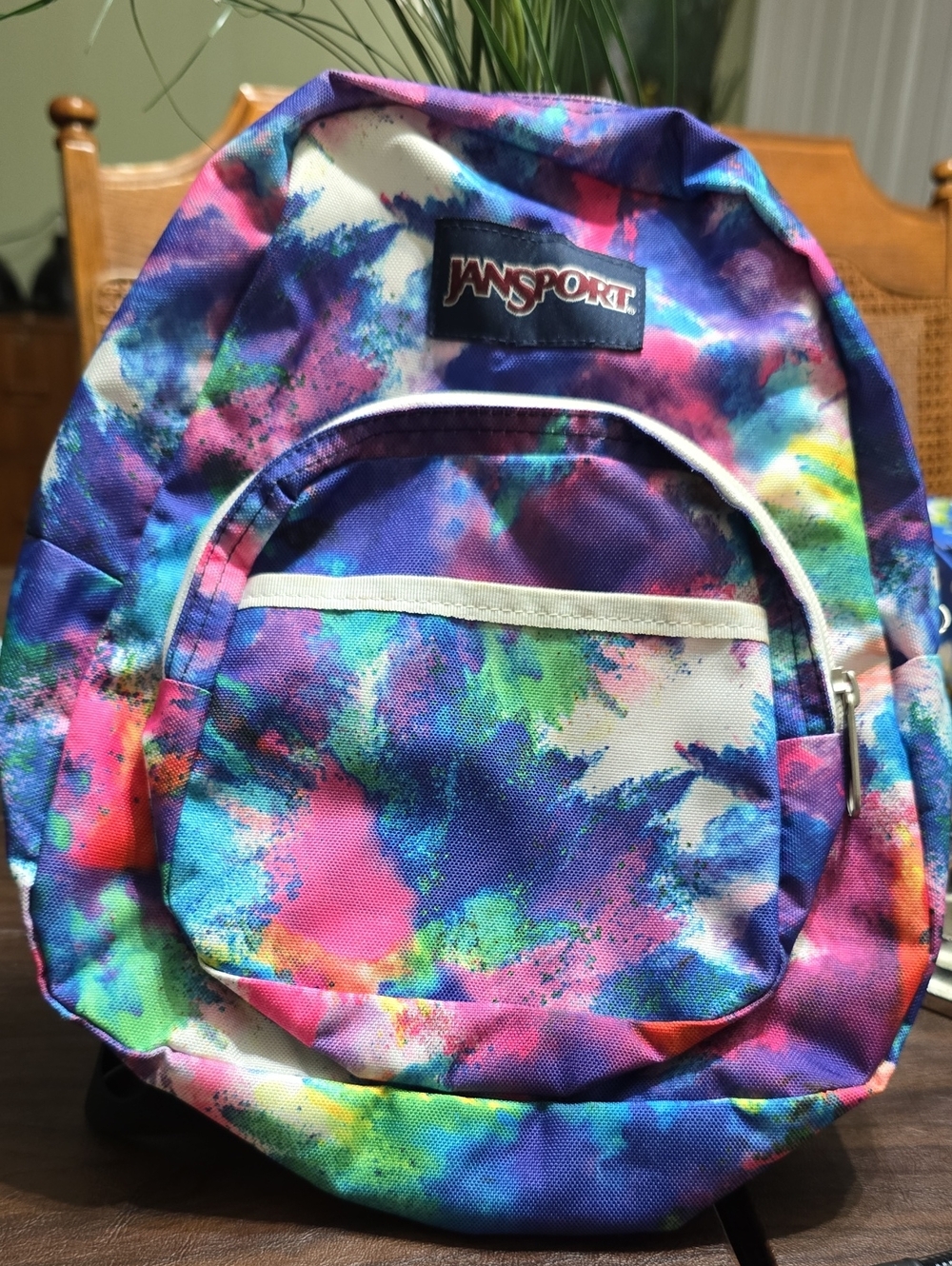 Jansport Mini Backpack in Multicolor Tie-Dye Splash